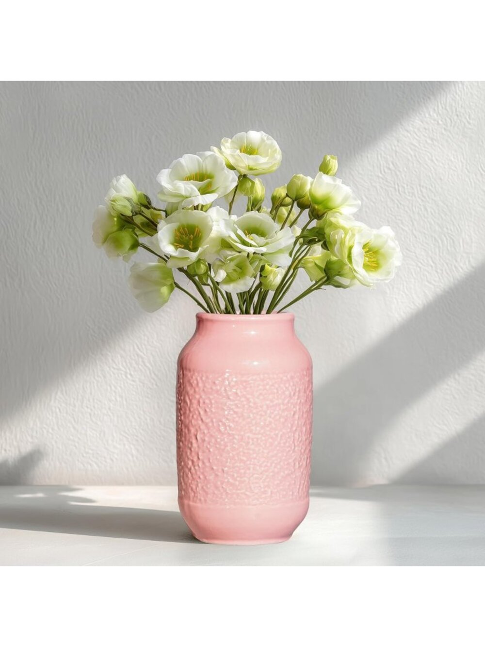 9 Inch Cute Modern Flower Vase for Pampas Grass Living Room Minimalist Home Deco